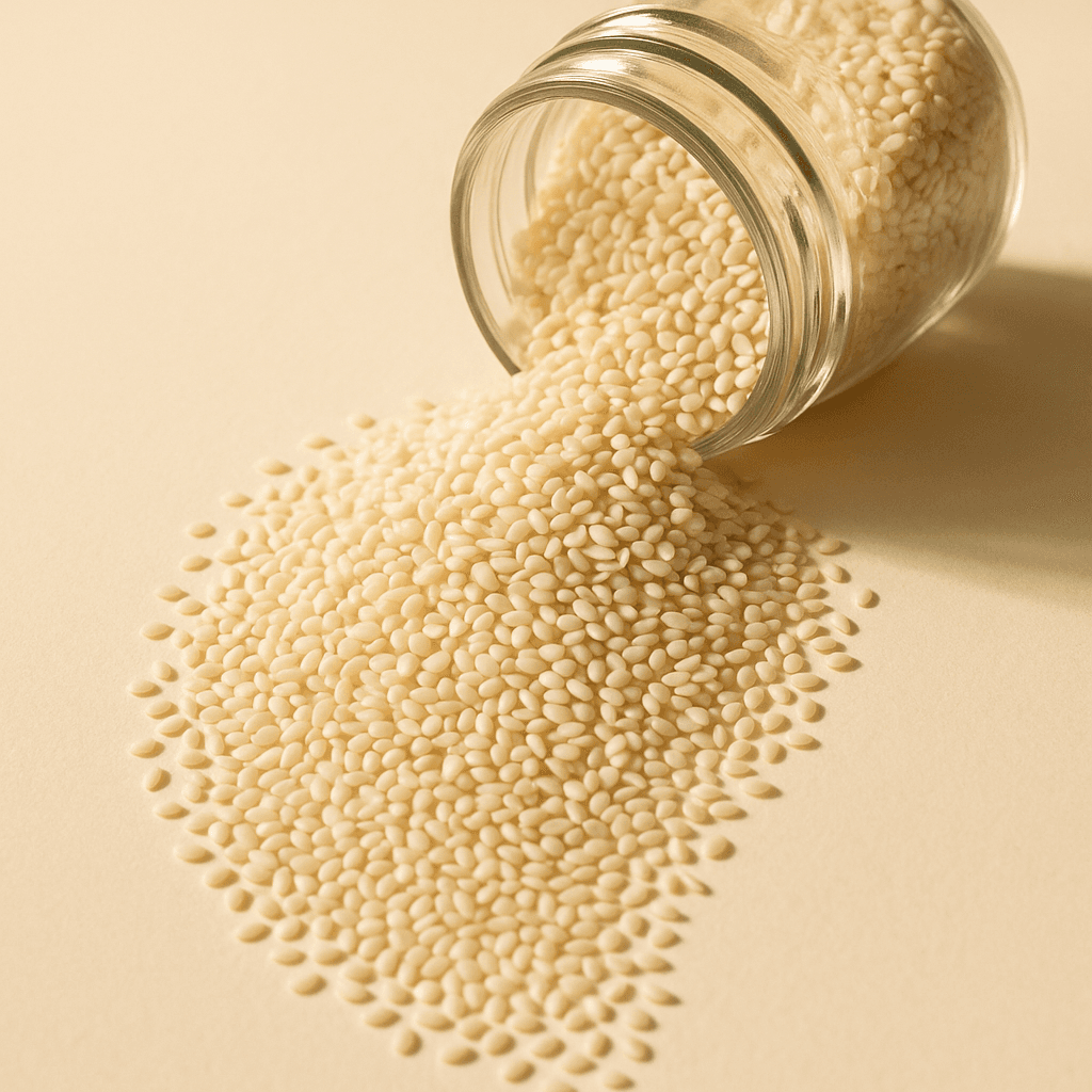 Hulled White Sesame Seeds — Ready for Toppings & Pastes